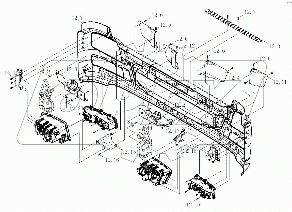  1SB2488310401 Bumper