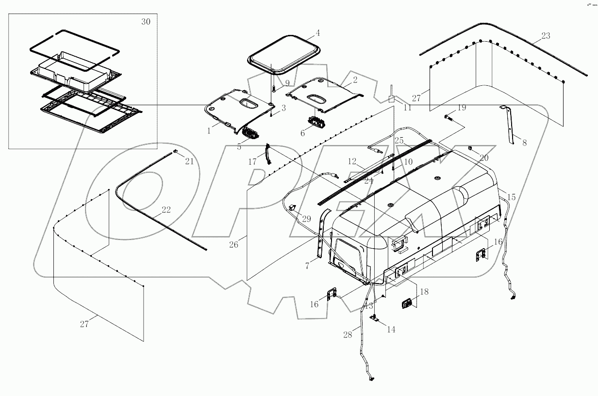  1SB2485350411 Instrument panel