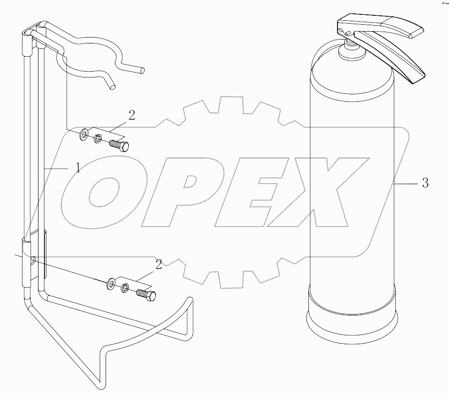  1SB2498250101 Fire extinguisher
