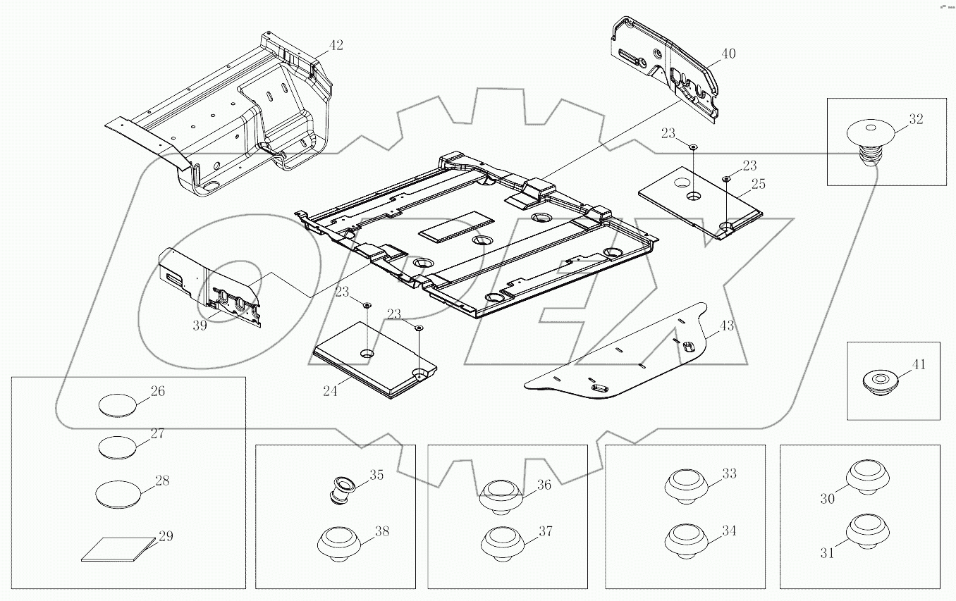  1SB2485130402 Soundproof, insulating, damping, sealing devices