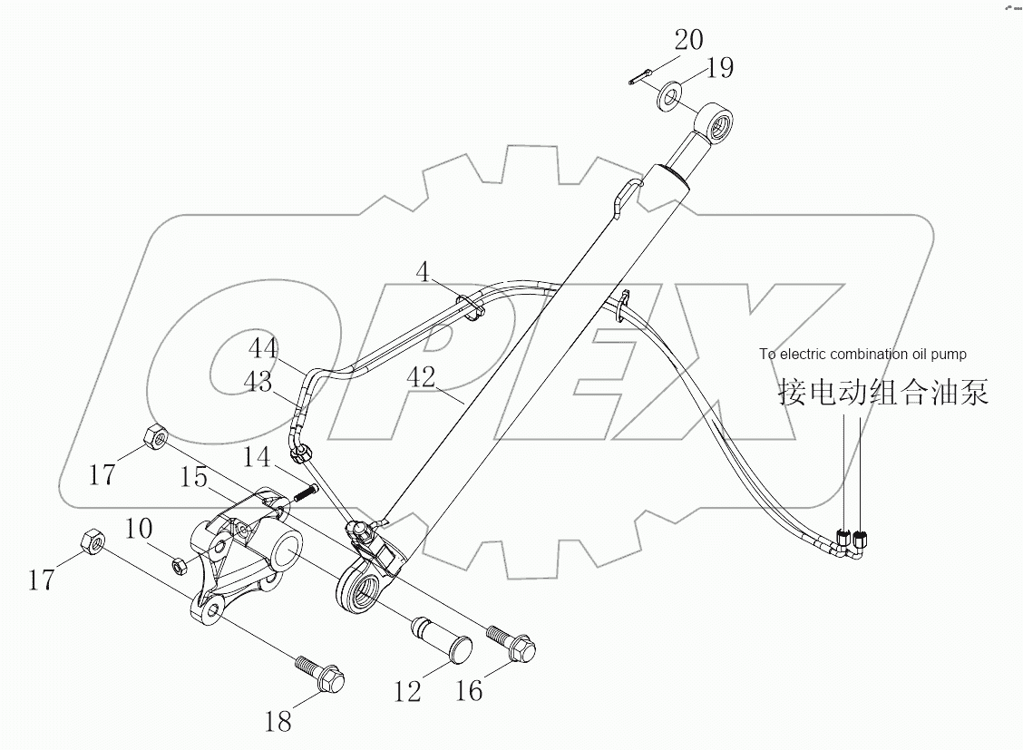  1SB248502C402 Tilting system, body
