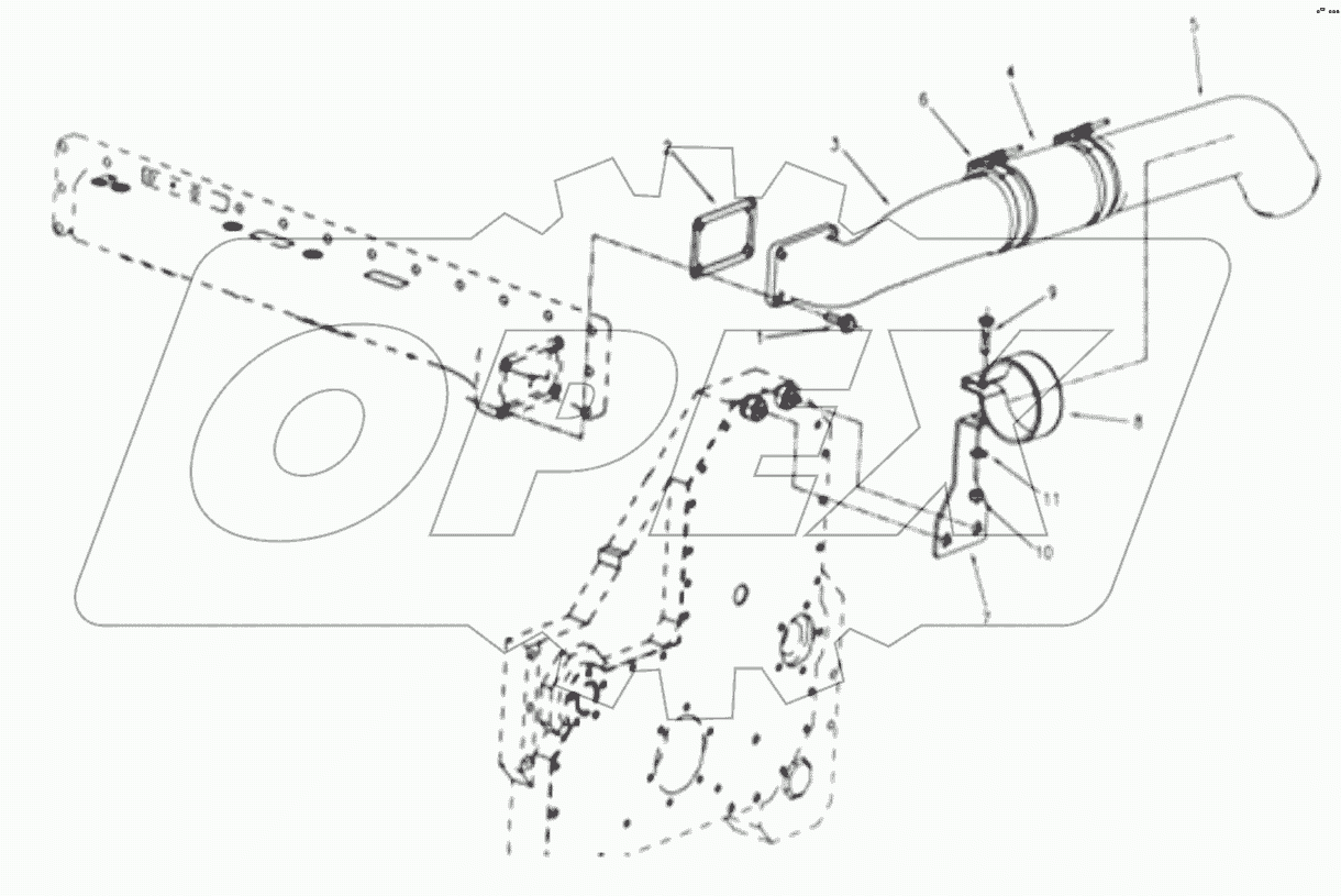  1S42591000201 Engine-joint, intake elbow
