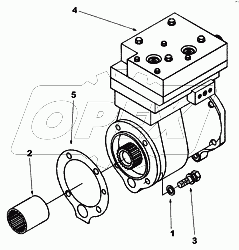  1S42591000201 Engine-air compressor