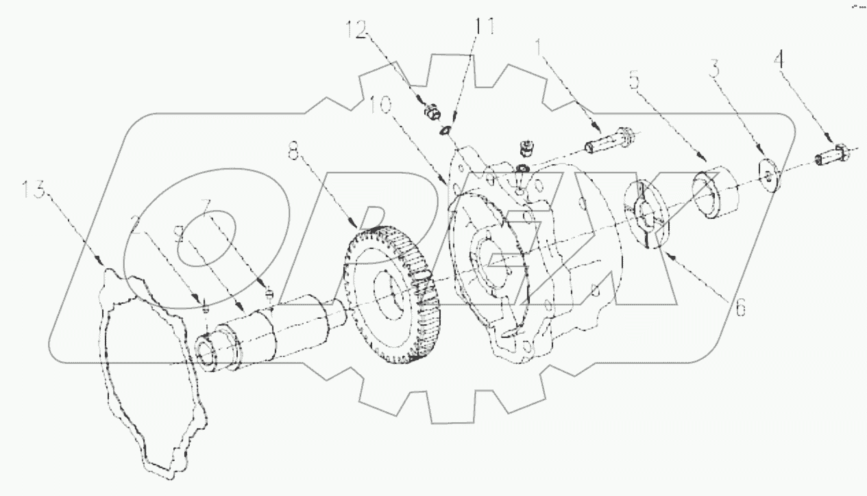  1S42591000201 Engine-drive, fuel pump