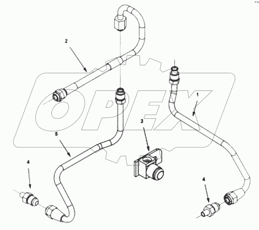  1S42591000201 Engine-fuel pipe