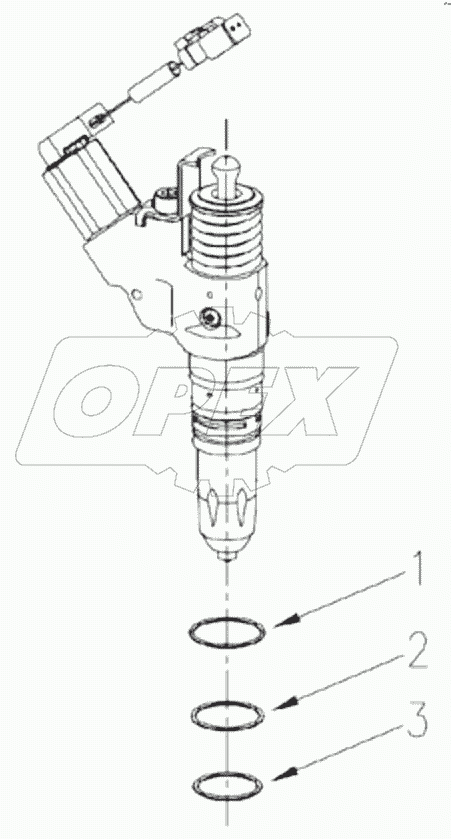  1S42591000201 Engine-injector assembly