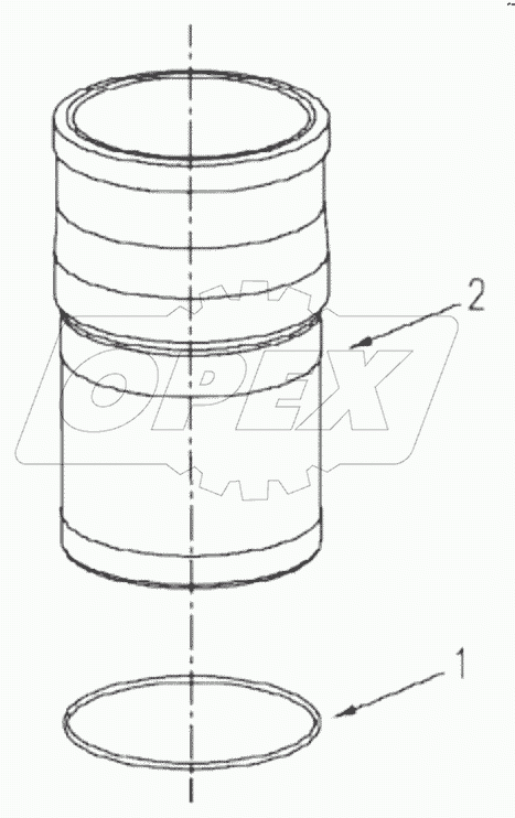  1S42591000201 Engine-cylinder liner