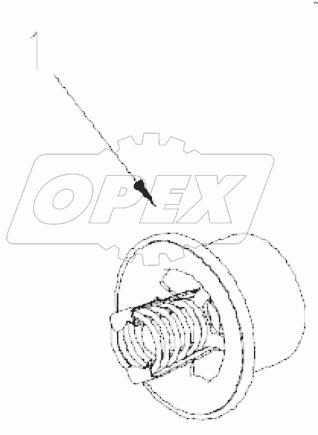  1S42591000201 Engine-water temperature thermostat