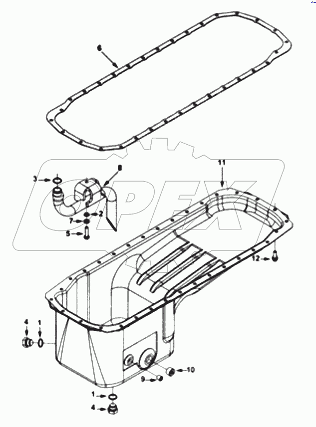  1S42591000201 Engine-oil pan