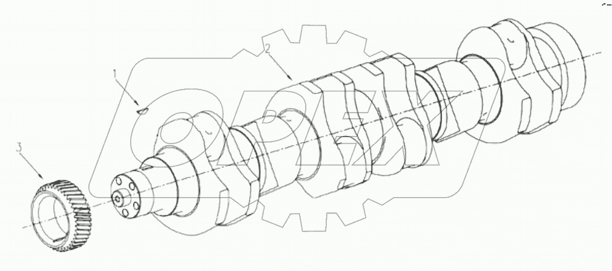  1S42591000201 Engine-crankshaft