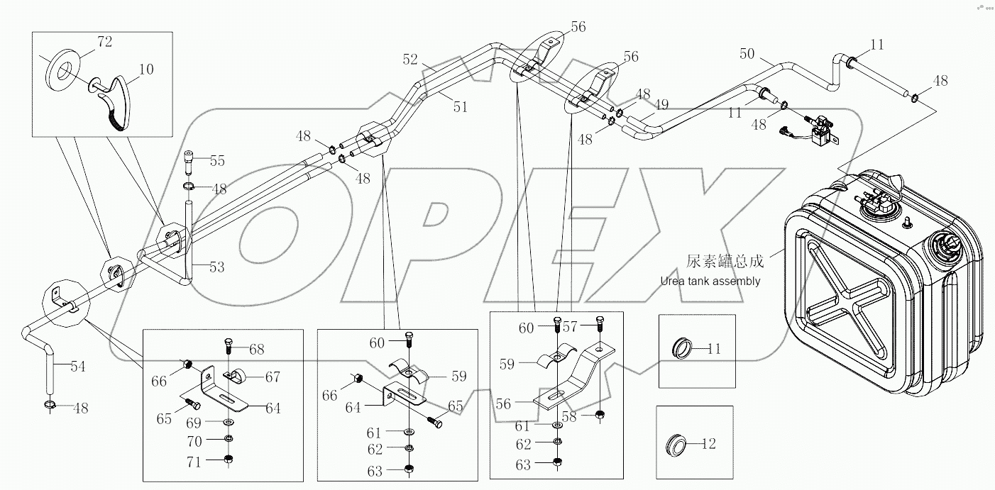  1S41891250201 Exhaust purifying device