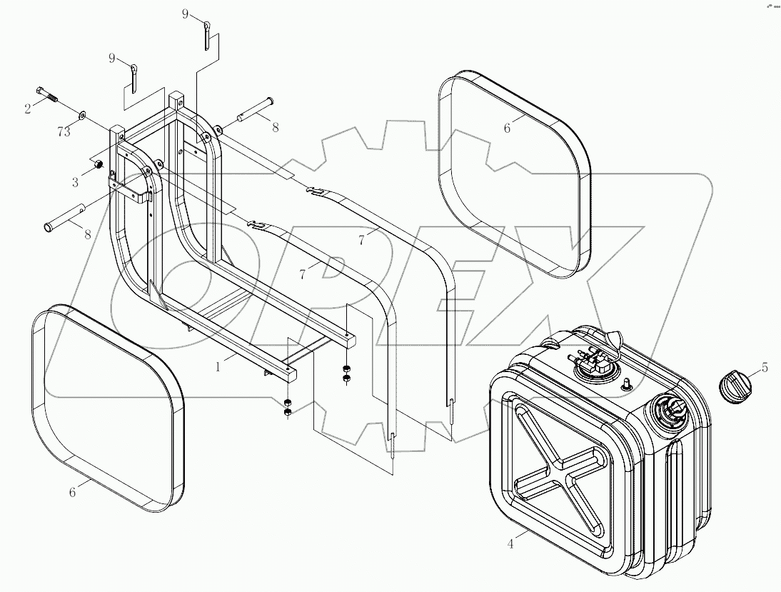  1S41891250201 Exhaust purifying device