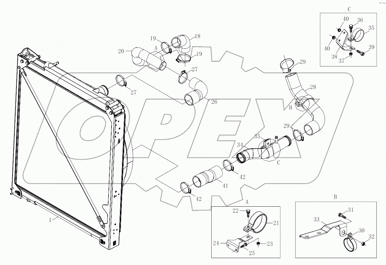  1S42591300401 Cooling system
