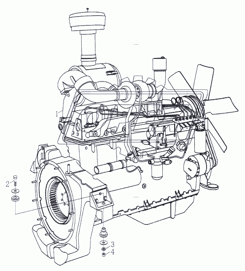 Монтаж двигателя 3