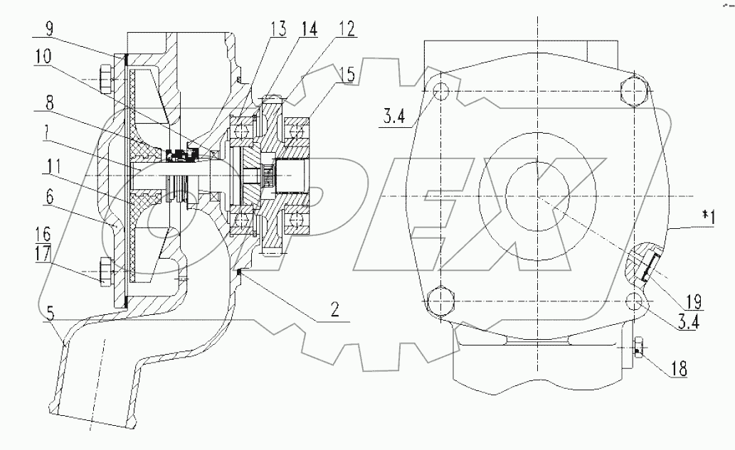 20AZ601+A PUMP GP-WATER