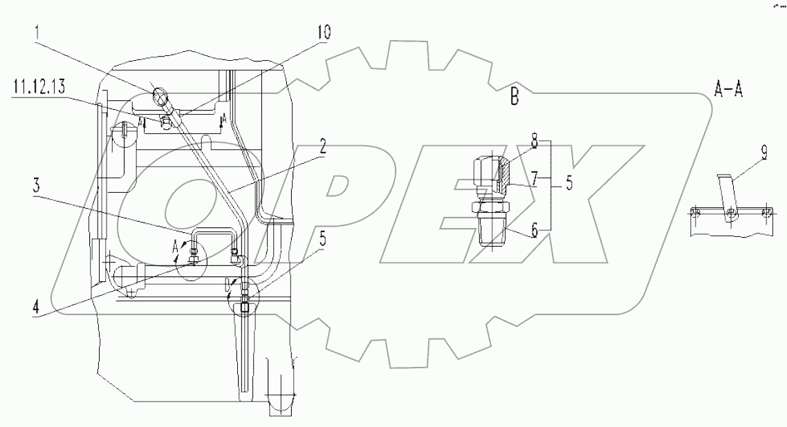 M03CZ004+A GAGE GP-OIL LEVEL