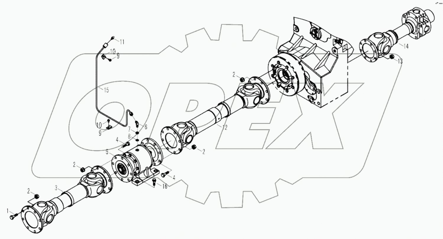 9F852-25B000000A0 DRIVE SHAFT INSTALLATION