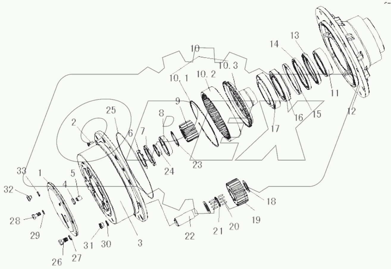 83785300 WHEEL-END REDUCTION ASSEMBLY