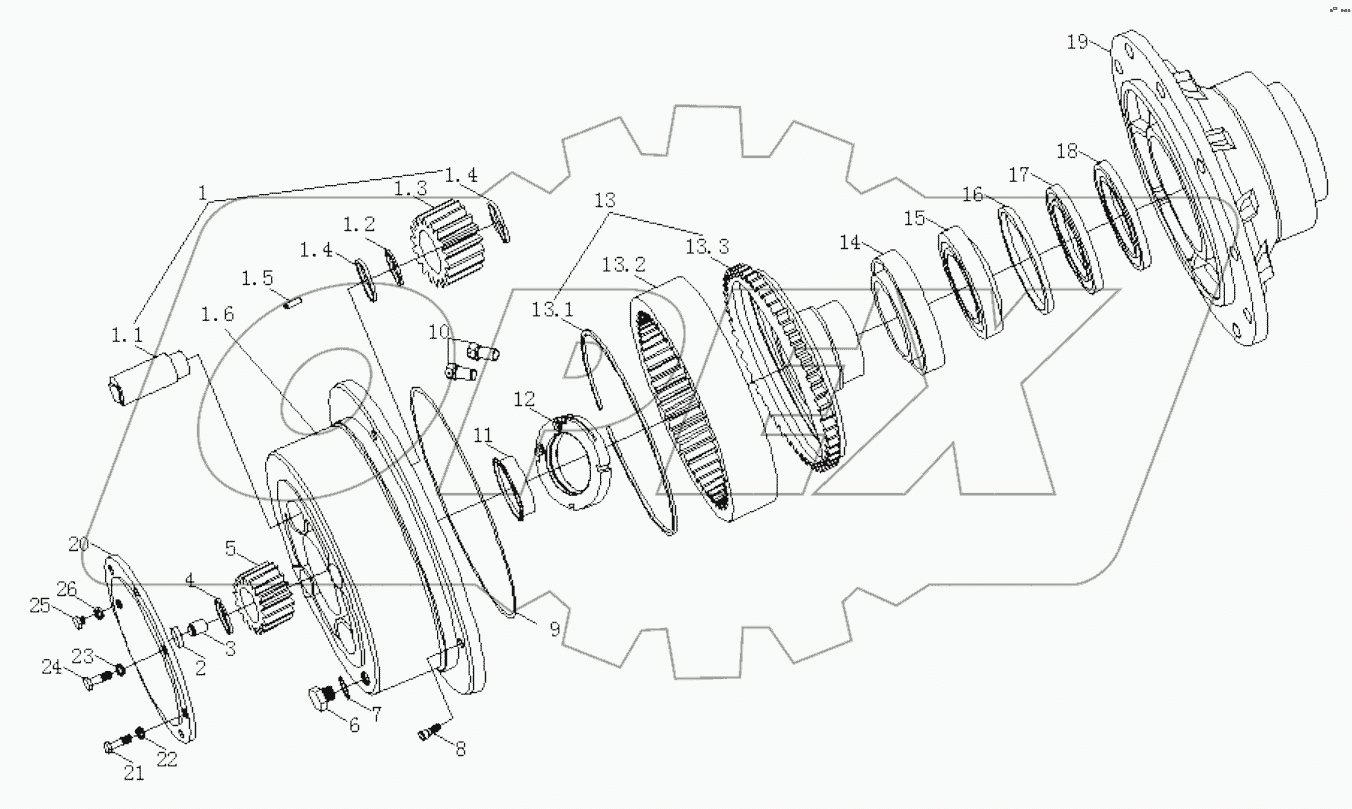 83640300 WHEEL-END REDUCTION ASSEMBLY