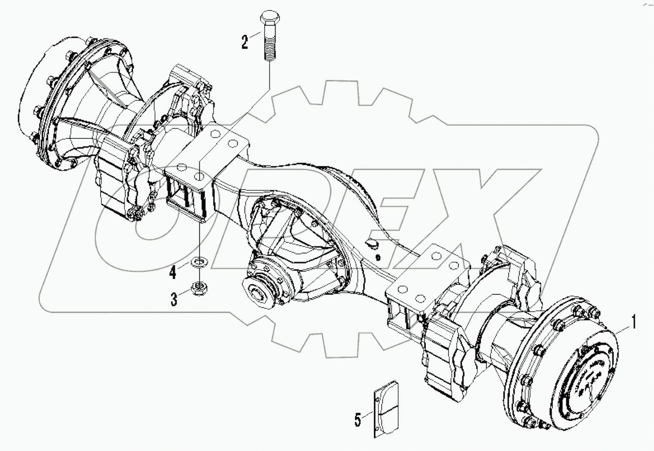 9F653-26A000000A0 FRONT AXLE INSTALLATION