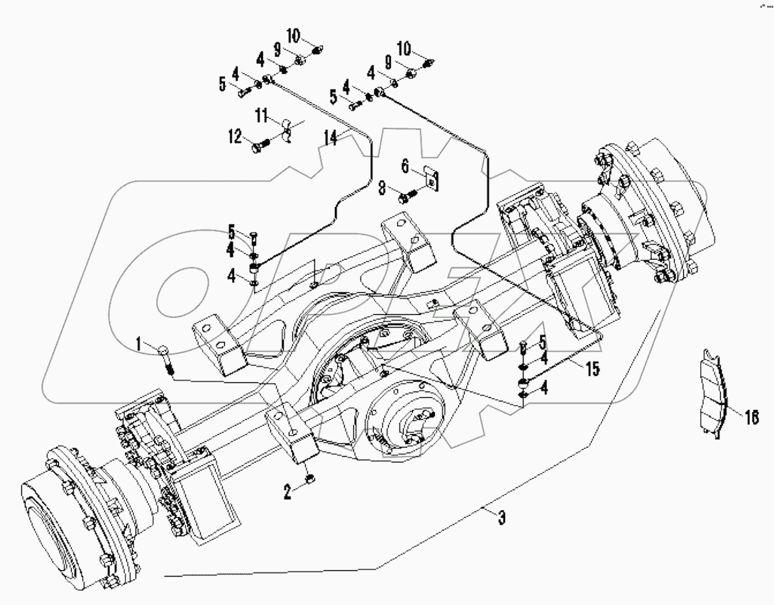 9F850-27A000000B0 REAR AXLE INSTALLATION