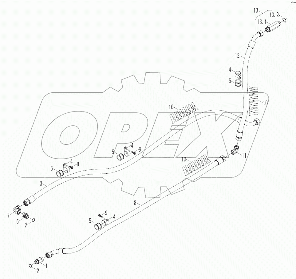 9F865-32A000000A0 TRANSMISSION OIL COOLING OIL-WAY