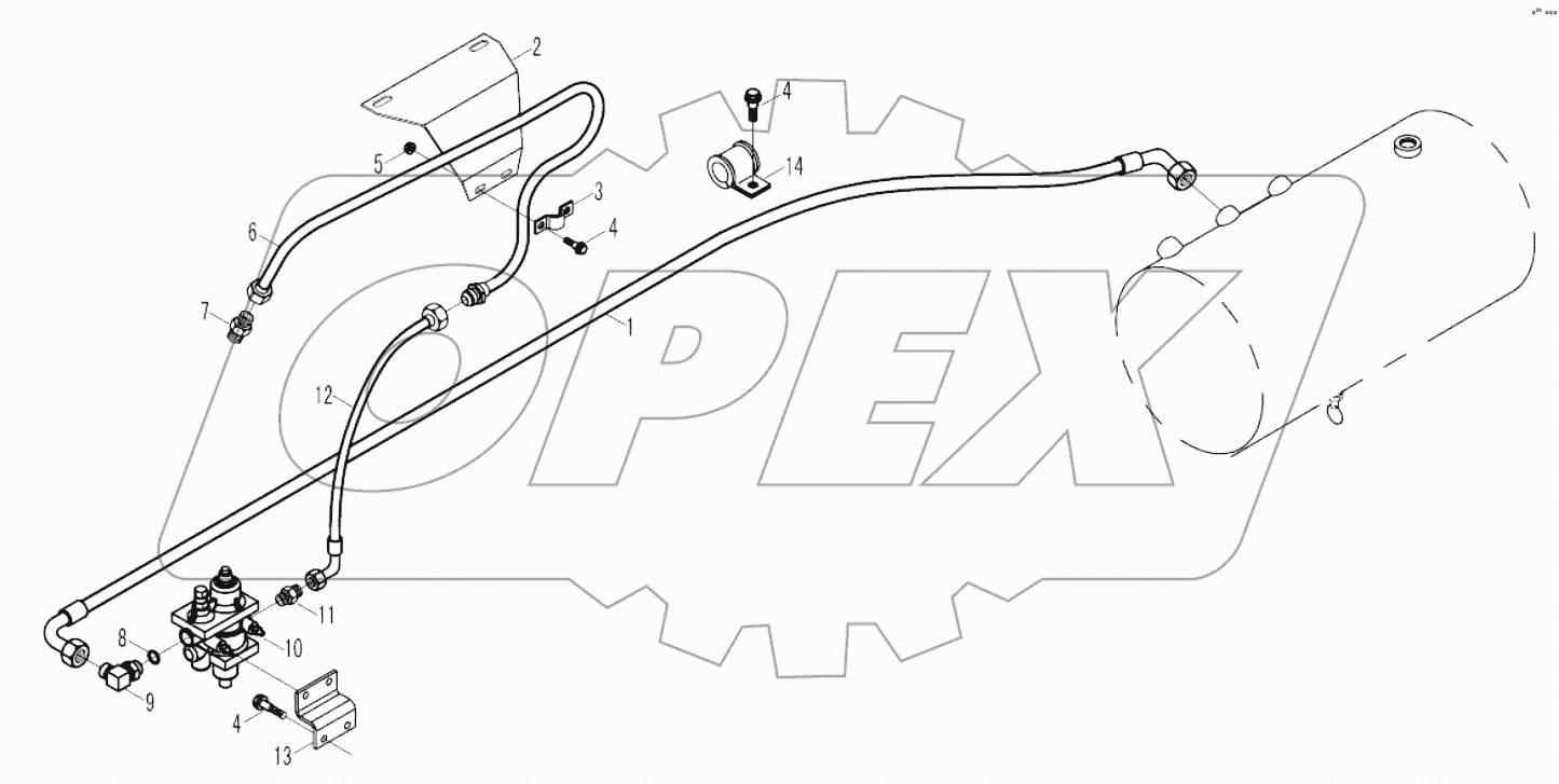 9F865-35A000000A0 BRAKING PRESSURE SUPPLY SYSTEM