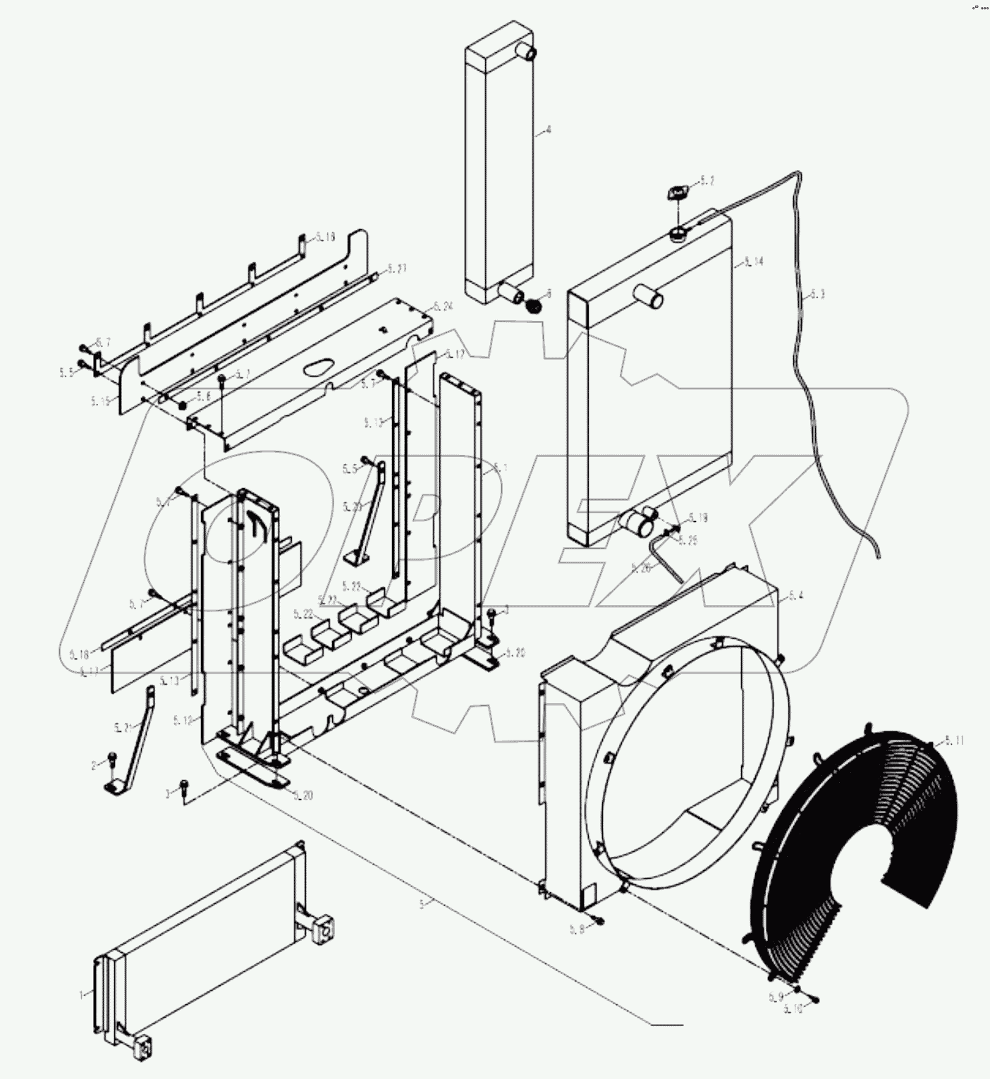 9F865-02A000000A0 RADIATOR INSTALLATION
