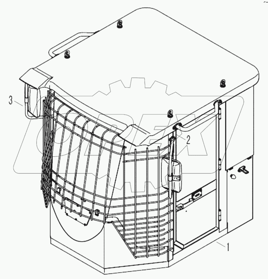 9G662-45C000000A0 CAB ASSEMBLY