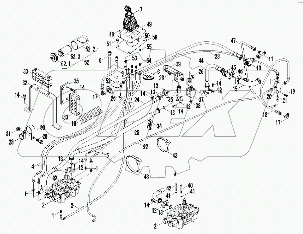9F859-59D000000A0 HYDRAULIC CONTROL SYSTEM