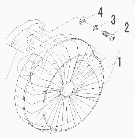 9F853-69A080000A0 ELECTRIC FAN ASSEMBLY
