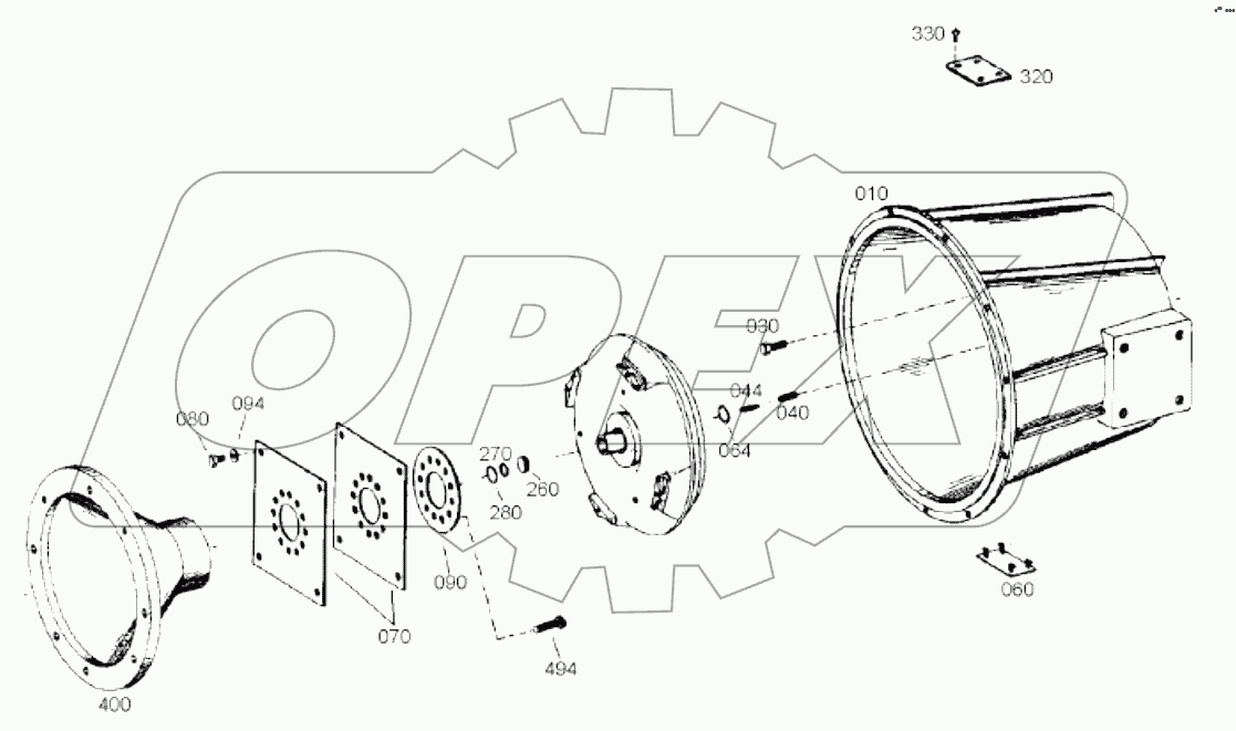 4644 130 263 00 ENGINE CONNECTING ASSEMBLY
