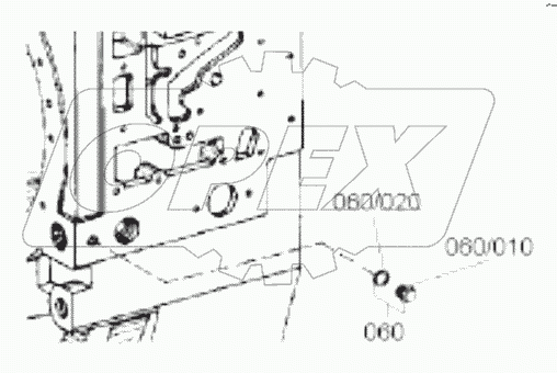 4644 101 491 00 GEARBOX BODY