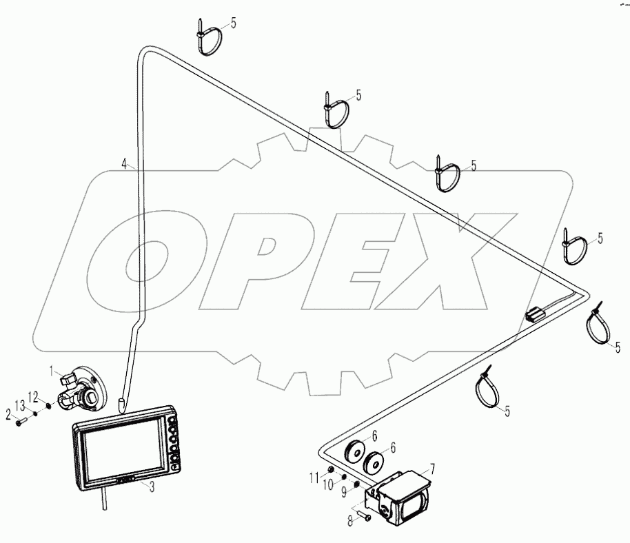 9F853-69A010000E0 REAR MONITOR SYSTEM