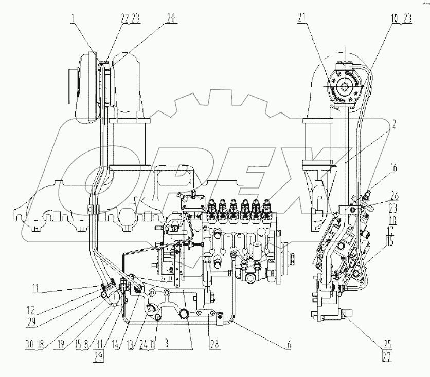 19BZ606+A LINES GP-TURBOCHARGER OIL