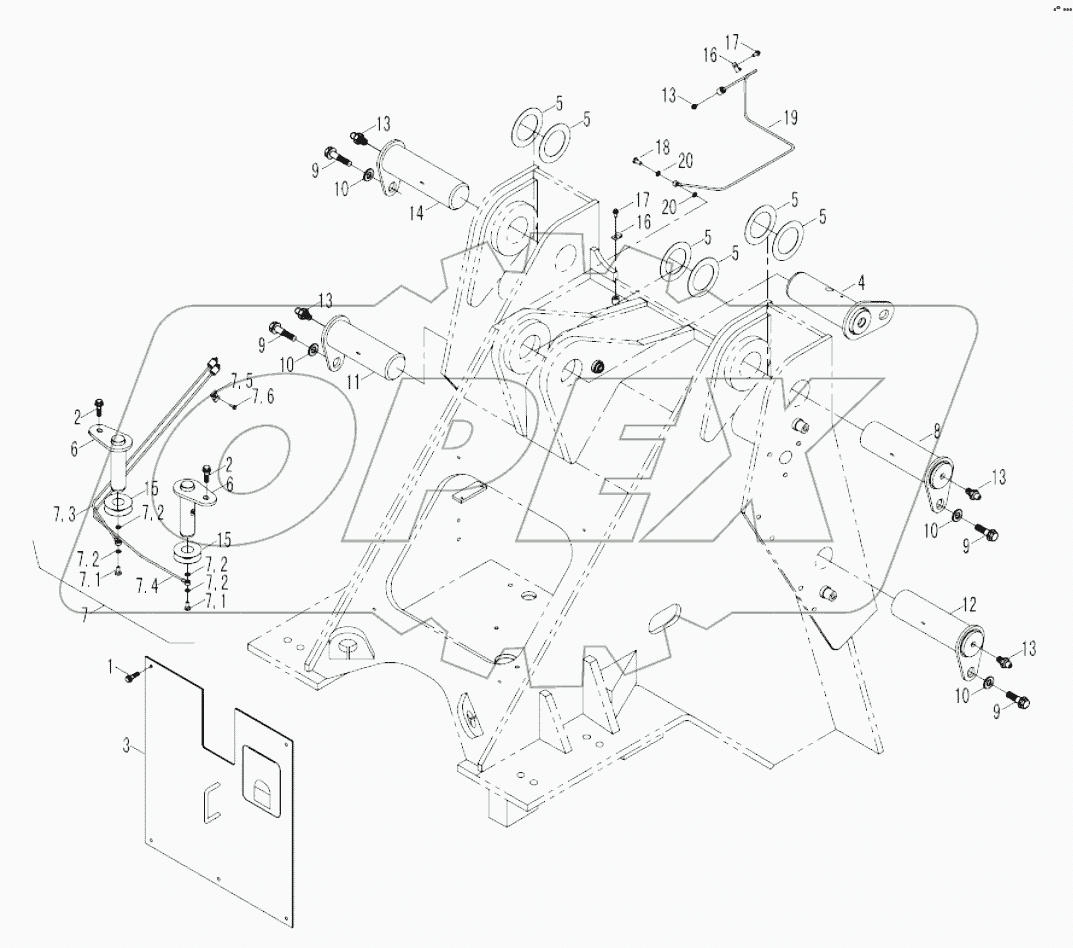9F852-16A000000B0 FRONT FRAME APPENDIX