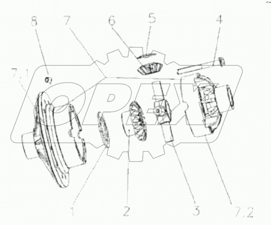 82197517 DIFFERENTIAL ASSEMBLY