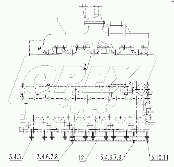 13AZ601+A MANIFOLD GP-EXHAUST