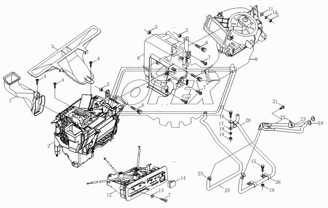 Отопление 1SB1808110108 , устройство тепляка 1SB1808110183