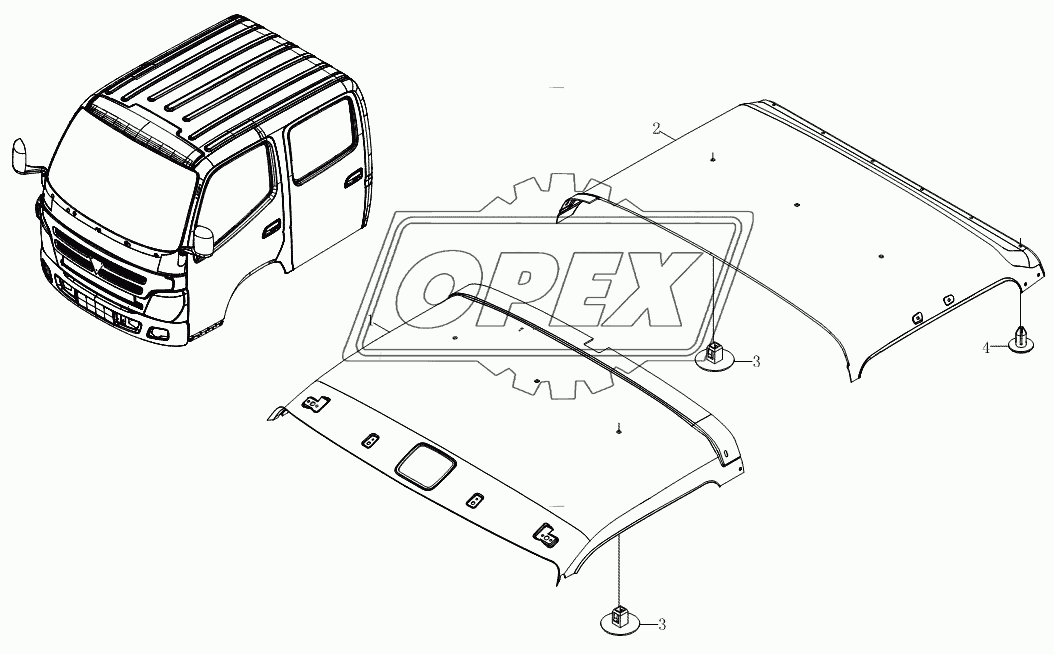 Аксессуары перекрышки 1SB1805720110