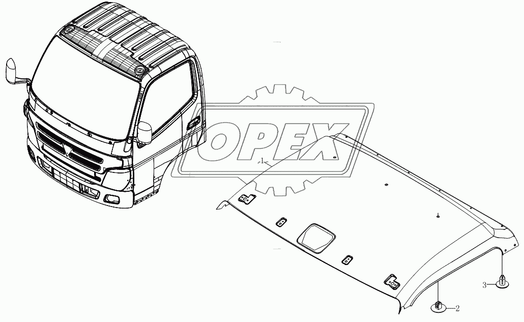 Аксессуары перекрышки 1SB1805720108