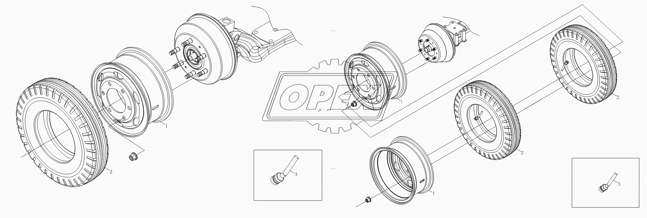 Колесо и шина 1S10493110103, 1S10393110108