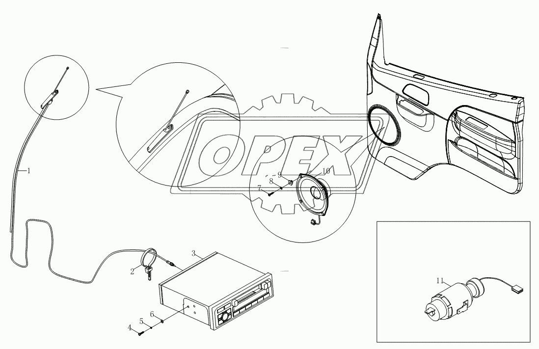 Аксессуары электроаппарата 1SB1803780103, Аудио 1SB1807910109