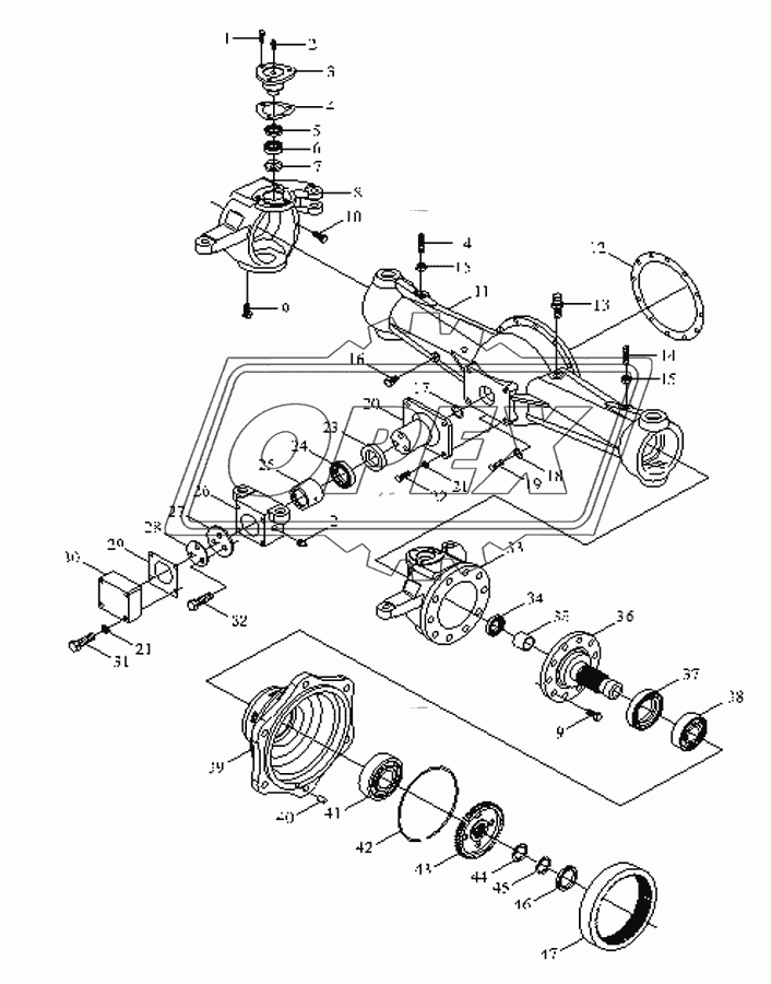 Front Driving Axle Assembly-2
