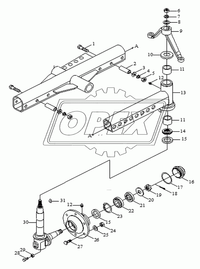 Front Axle Assembly-3