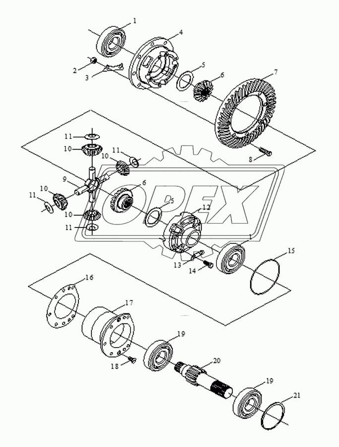 Rear Axle Assembly-2