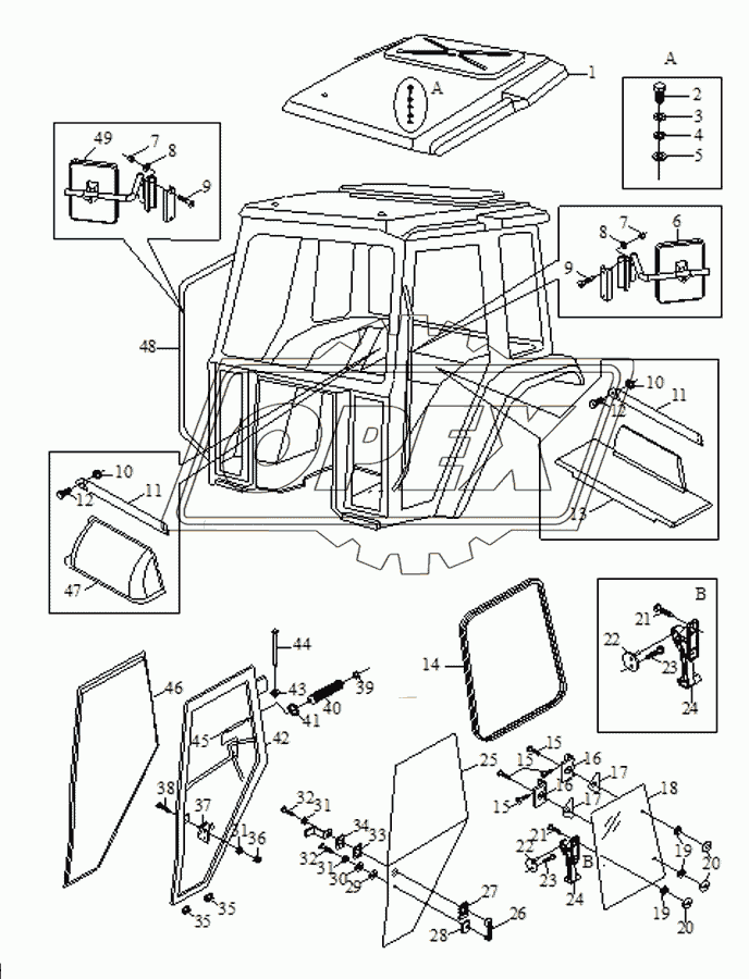 Driver's Cab Assembly-1