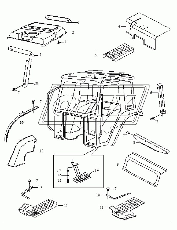 Driver's Cab Assembly-4