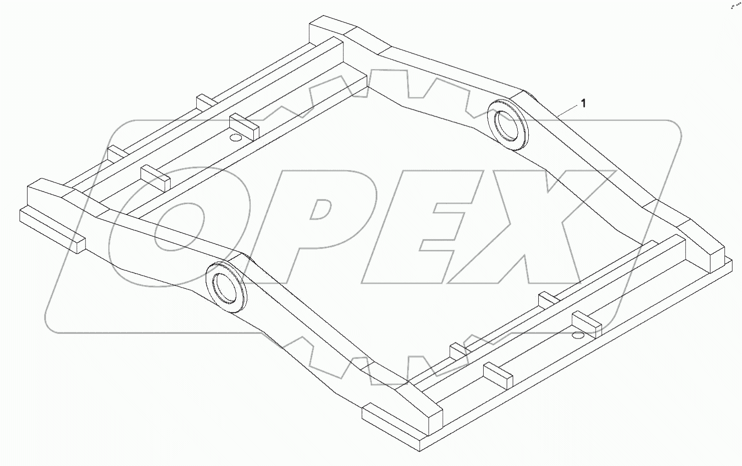  9B650-14A000000A0 Subframe Assembly