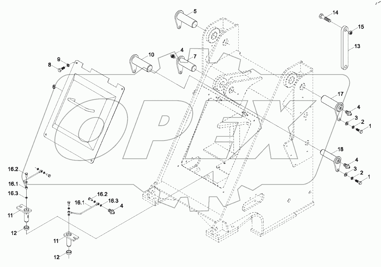  9B650-16A000000A0 Front chassis accessories